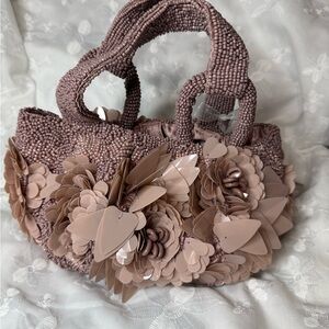 Not for Sale / Elegant Beaded Floral Women's Bag
